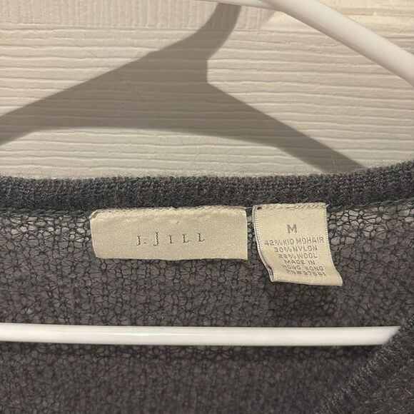 J. Jill kid mohair wool blend cardigan. - Picture 2 of 11